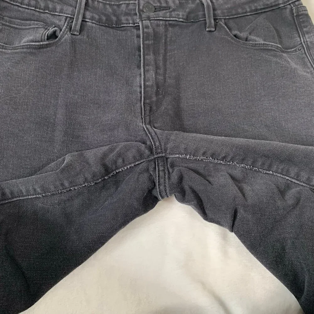 Levi's Mid‎ Rise Skinny Jeans Women 12M Black Stretch Denim